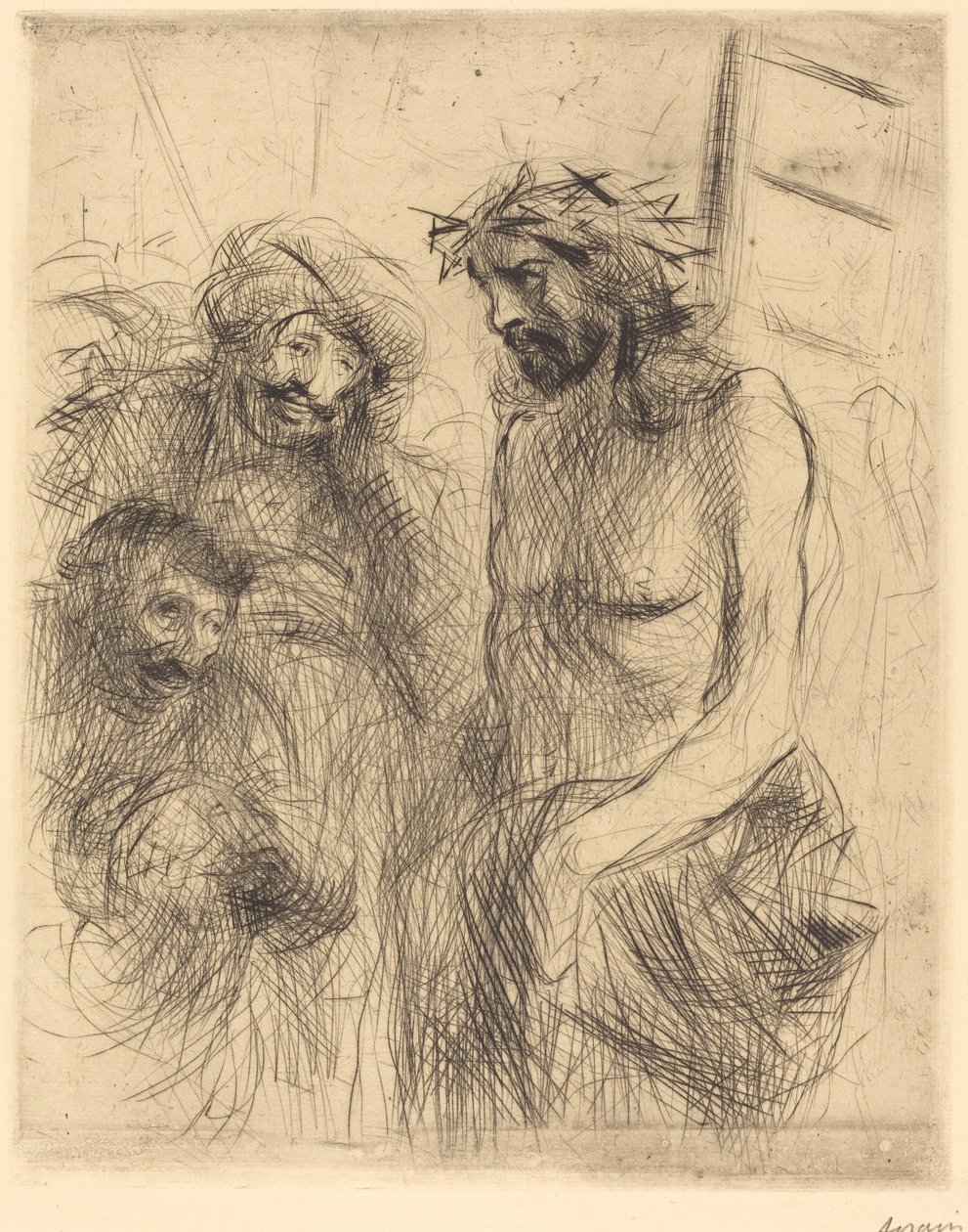 Hån mot Kristus av Jean Louis Forain