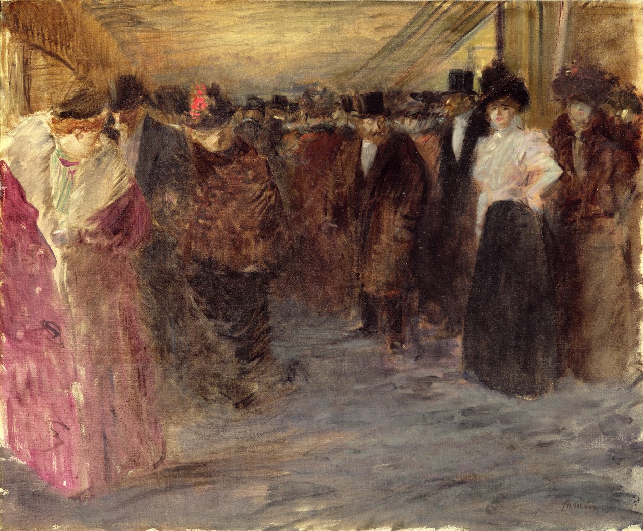 Musikkhallen, ca. 1890 av Jean Louis Forain