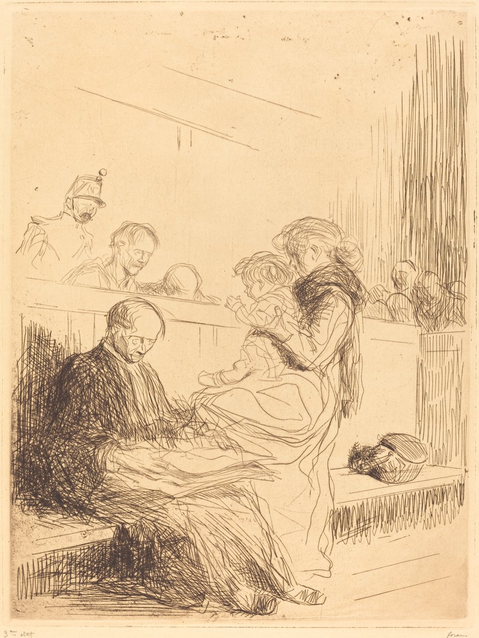 Fangen og barnet av Jean Louis Forain