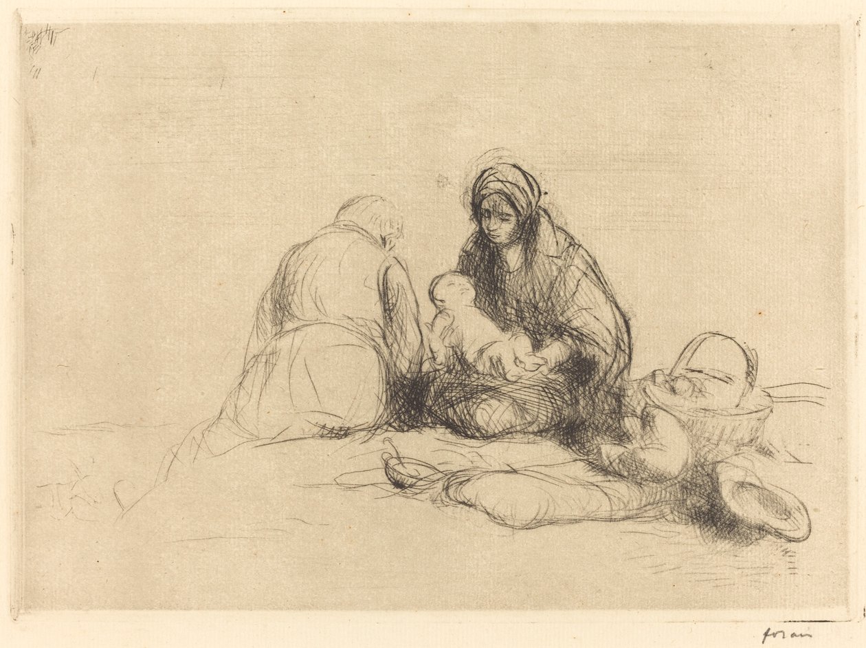 Resten på flukten til Egypt av Jean Louis Forain