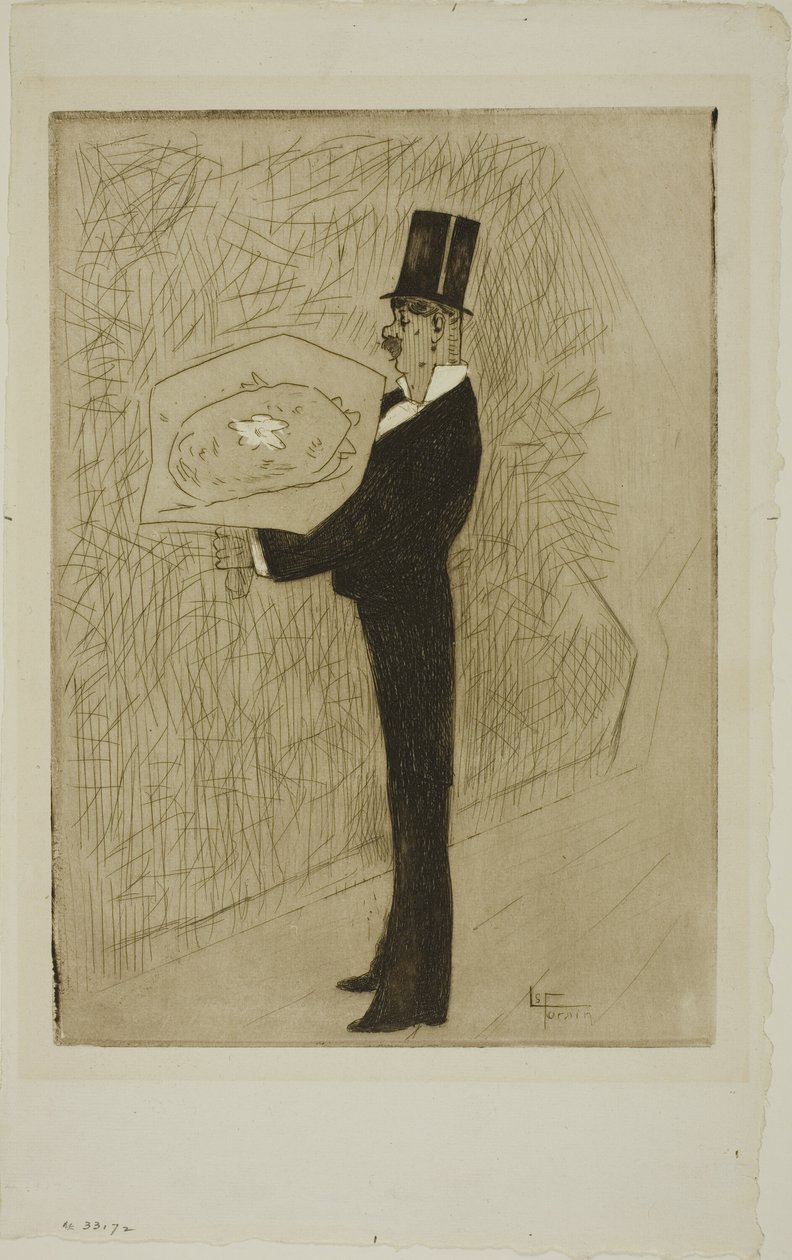 The Toff med en bukett av Jean Louis Forain