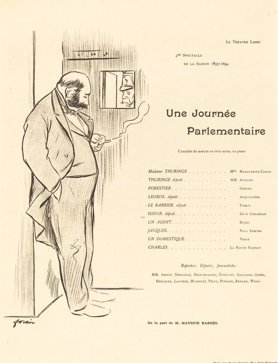 En stortingsdag av Jean Louis Forain