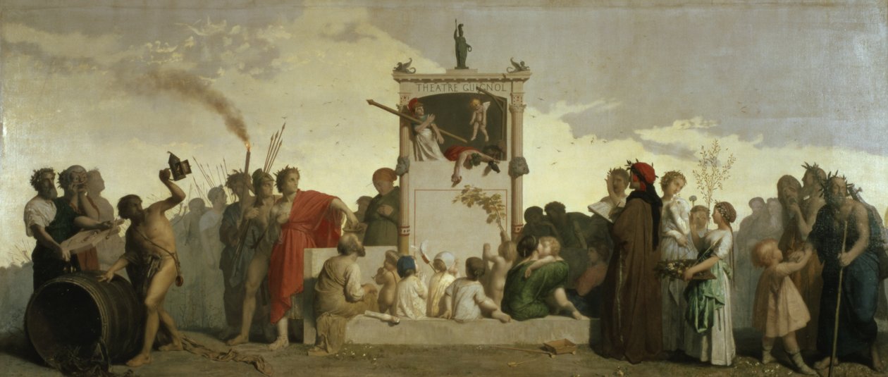 Den menneskelige komedie, ca. 1852 av Jean Louis Hamon
