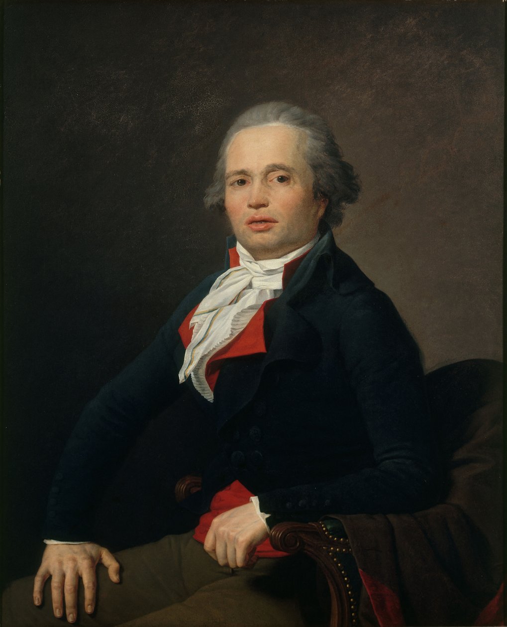 Portrett av Louis Legendre 1752-1797, ca. 1795. av Jean Louis Laneuville
