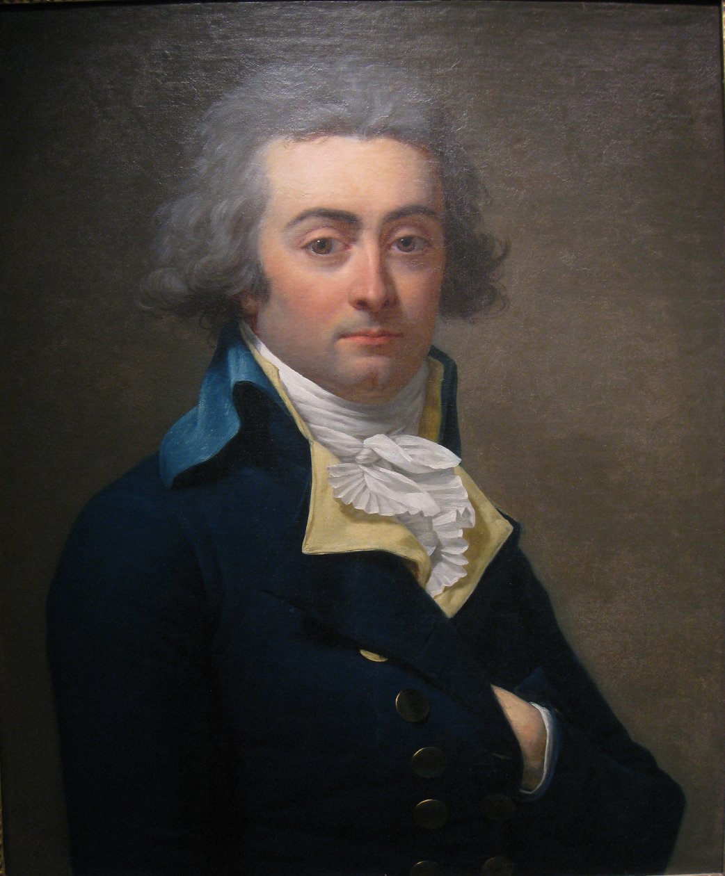 Portrett av Marie-Jean Hérault de Séchelles 1759-1794, andre halvdel av 1700-tallet. av Jean Louis Laneuville