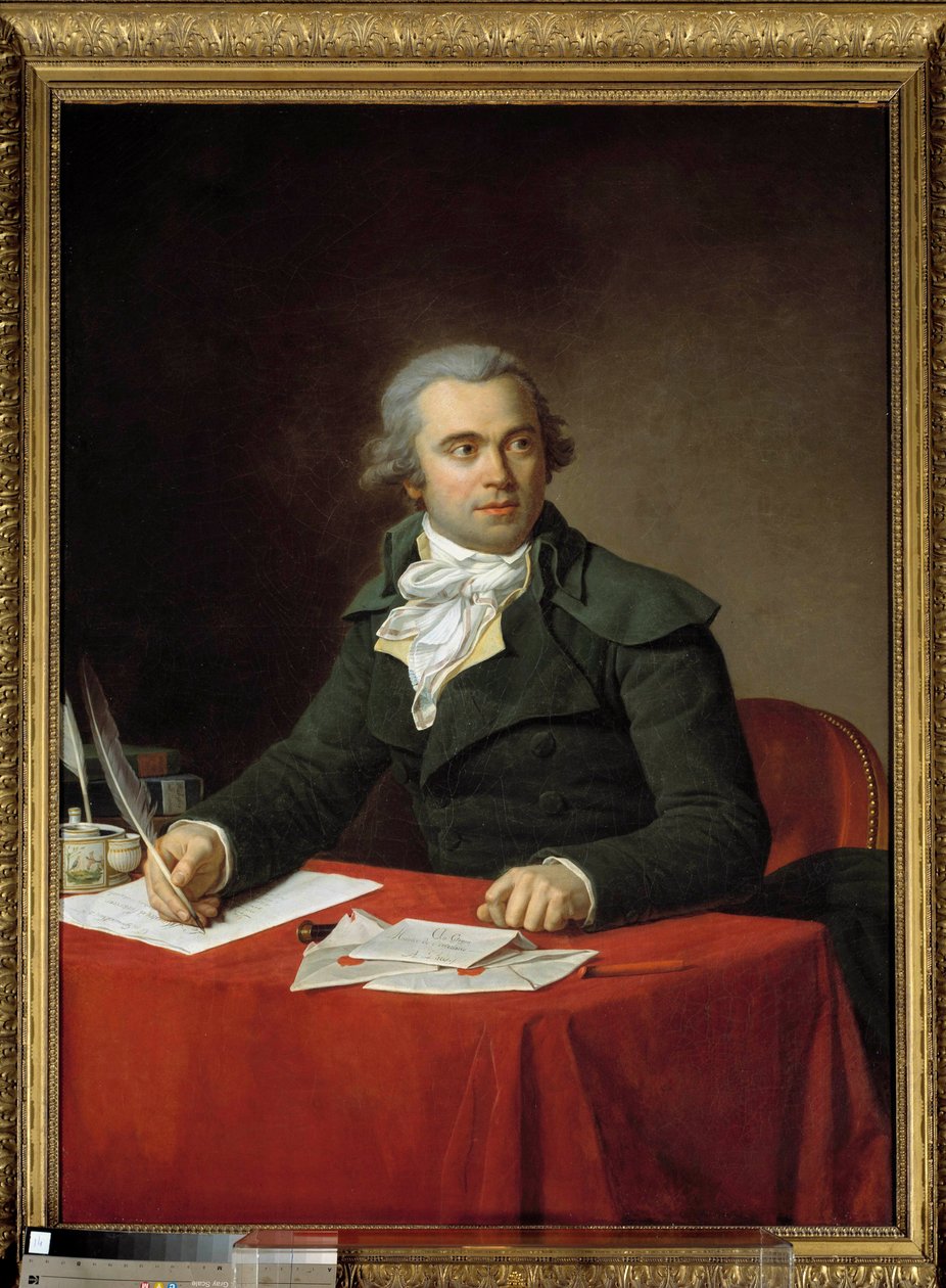 Portrett av innenriksminister Jules Francois Pare (1755-1819) fra 1793 til 1794 Maleri av Jean Louis Laneuville (1748-1826) 1793 Paris, Musee Carnavalet av Jean Louis Laneuville