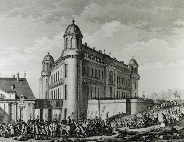Kanoner tatt fra Chantilly til Paris, 9. august 1789 av Jean Louis Prieur