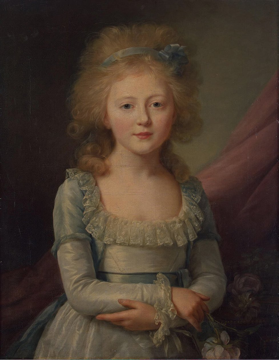 Storhertuginne Elena Pavlovna av Russland 1784-1803, storhertuginne av Mecklenburg-Schwerin, 1792 av Jean Louis Voille