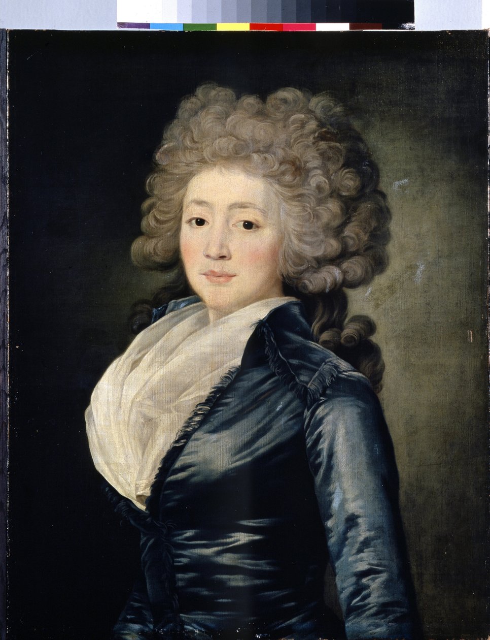 Portrett av Olga Zherebtsova (Portrett av Olga Zherebtsova). Olga Zherebtsova, født Zubova, også kjent som Madame Gerebtzoff (1755-1849). Maleri av Jean Louis Voille (1744- etter 1803). Olje på lerret, 73,5 x 58 cm, andre halvdel av 1700-tallet. kunst f av Jean Louis Voille
