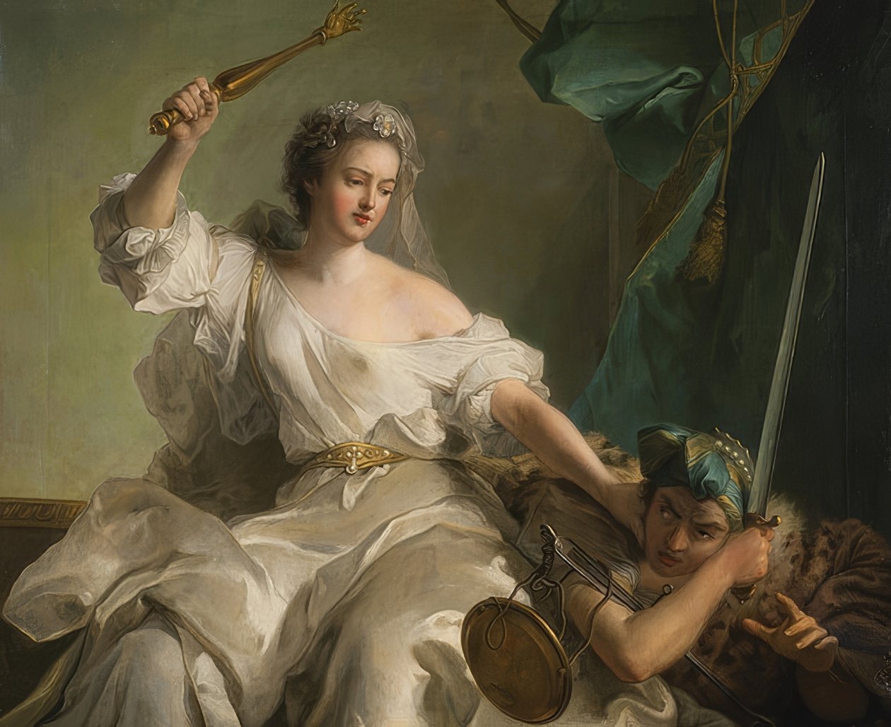 Allegori om rettferdighet som bekjemper urettferdighet av Jean Marc Nattier