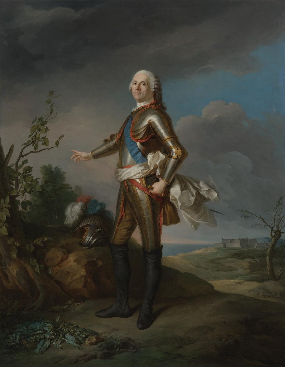 Armand de Vignerot du Plessis 1696-1788, hertug av Richelieu, marskalk av Frankrike av Jean Marc Nattier