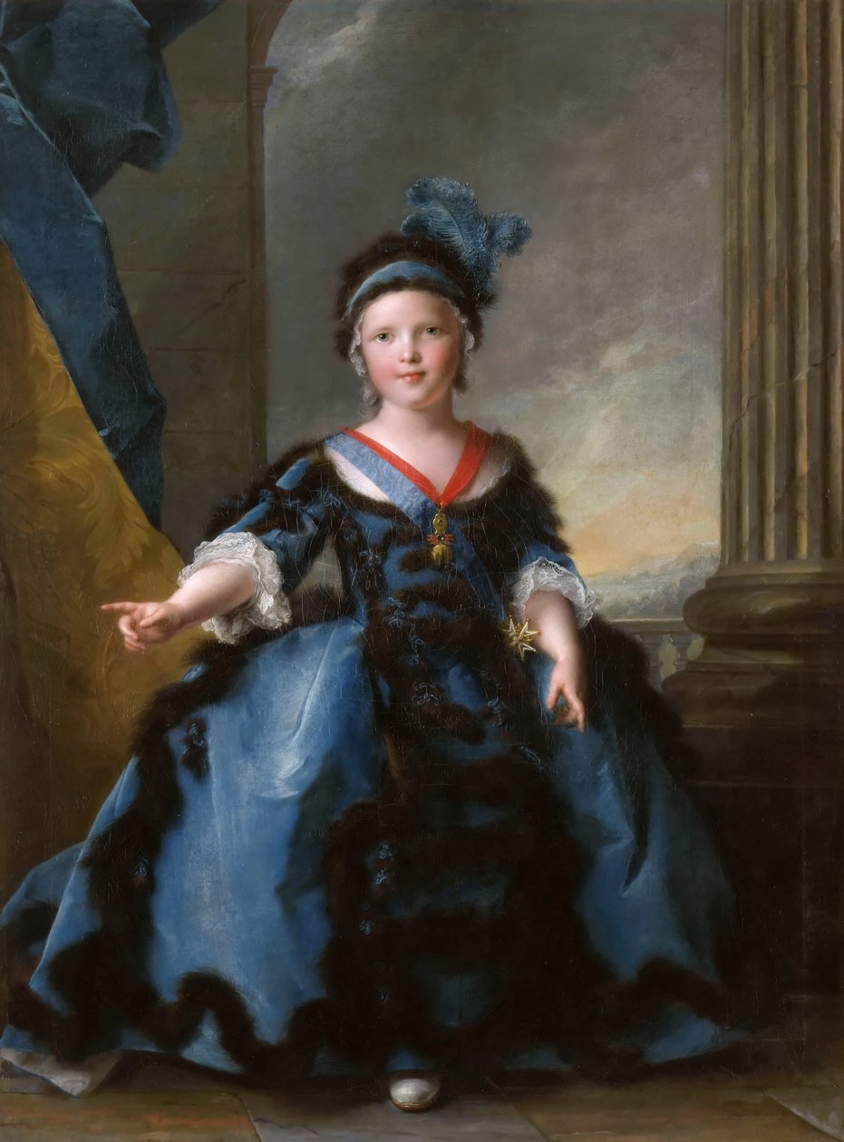Louis Joseph Xavier, hertug av Burgund 1751-1761 av Jean Marc Nattier