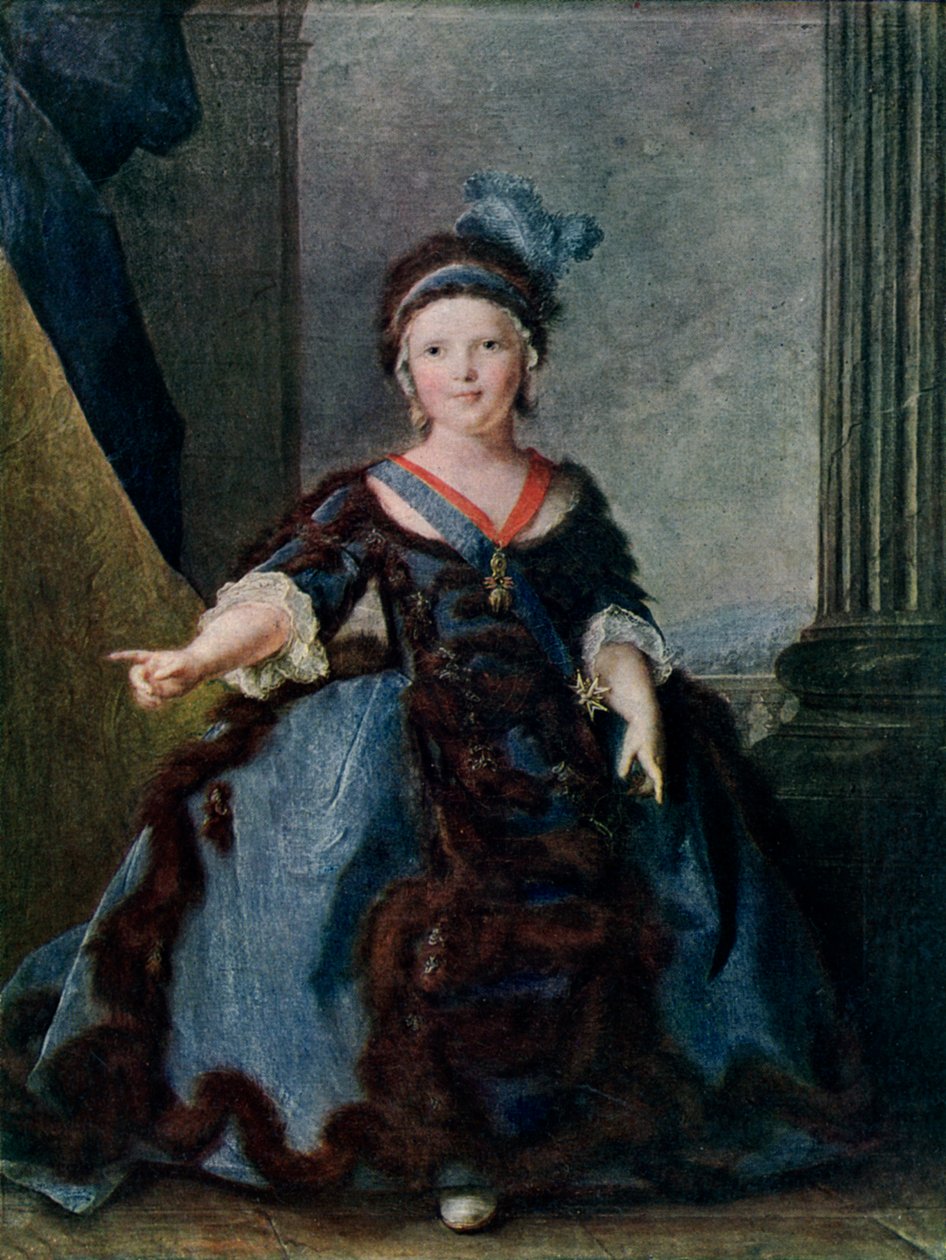 Louis av Frankrike, 1754, 1910 av Jean Marc Nattier