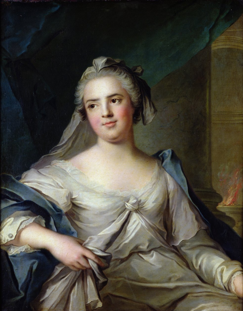 Madame Henriette som en vestalsk jomfru, 1751 av Jean Marc Nattier