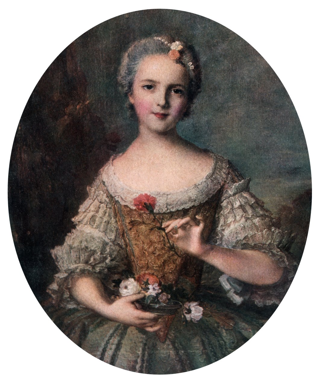 Madame Louise, datter av Louis XV, midten av 1700-tallet 1912. av Jean Marc Nattier