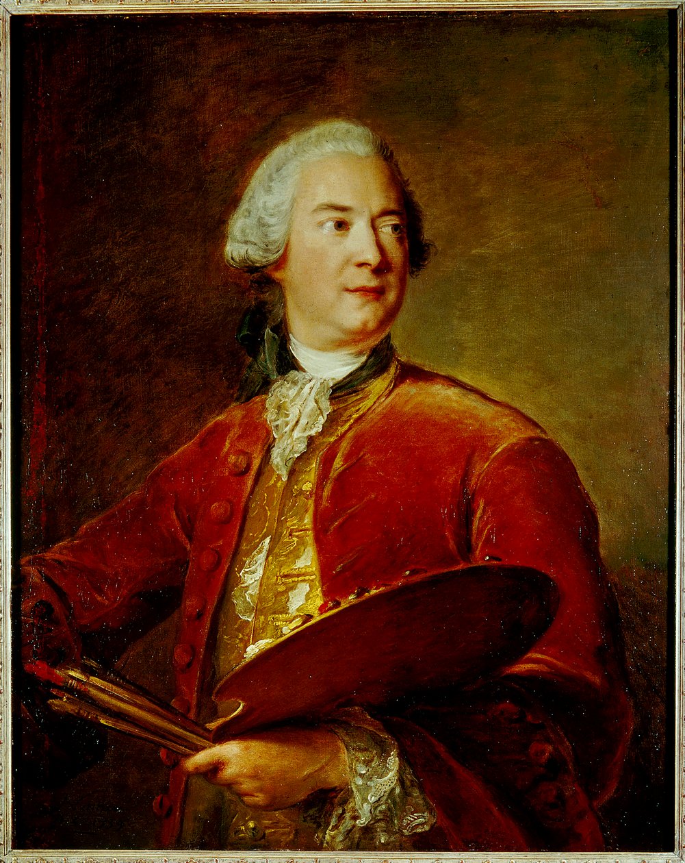 Portrett av Louis Tocque 1696-1772, 1739. av Jean Marc Nattier