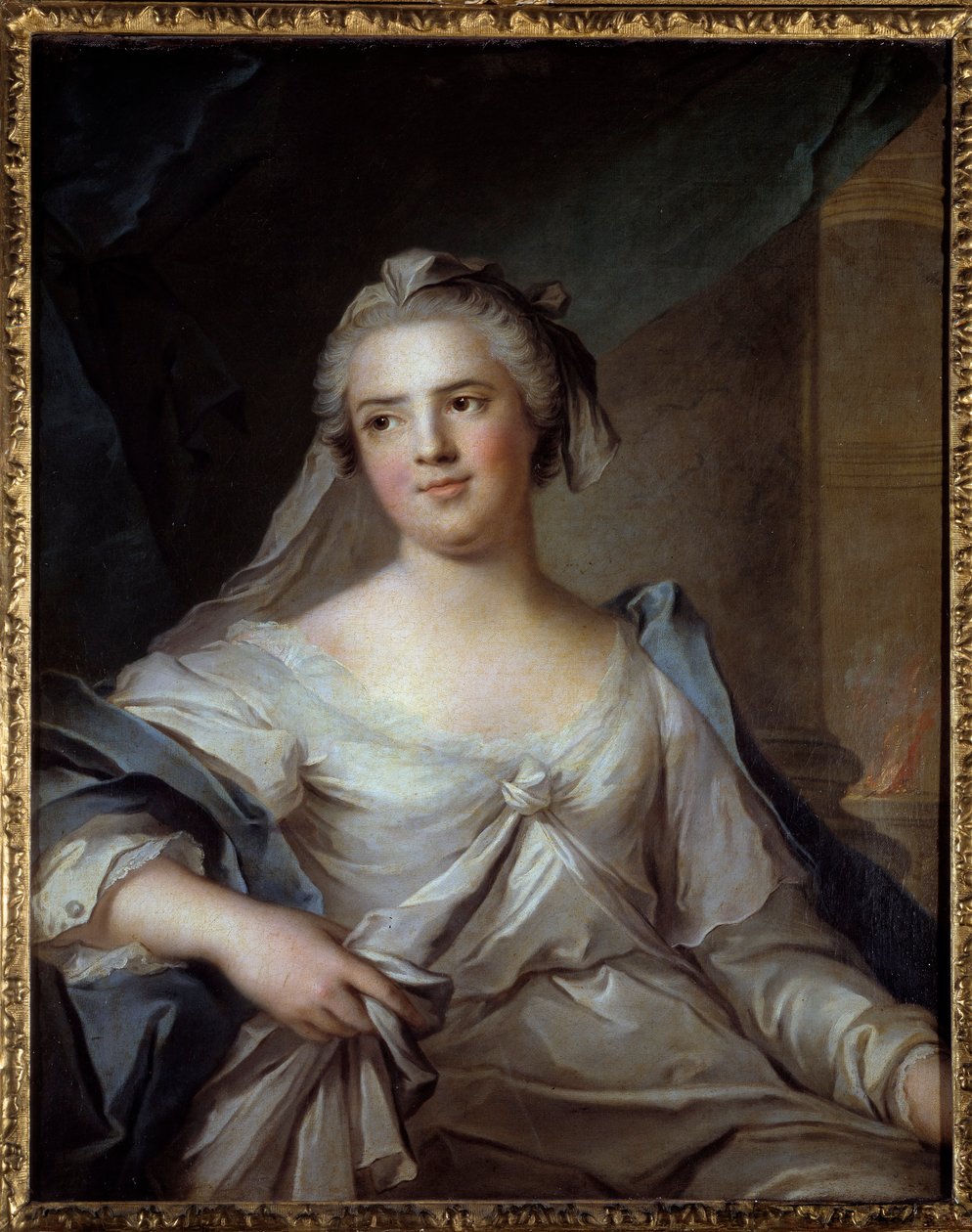 Portrett av Madame Henriette av Frankrike (1727-1752) datter av Louis XV, i vestalmaleri av Jean Marc (Jean-Marc) Nattier (1685-1766) av Jean Marc Nattier