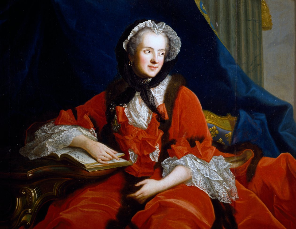 Portrett av Maria Leczinska eller Leszczynska (Trzebnica av Jean Marc Nattier