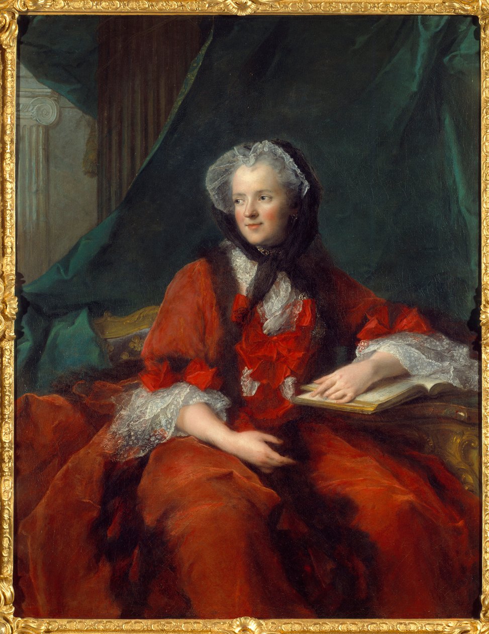 Portrett av Marie Lescszinska, dronning av Frankrike (Leczinska, Lescszinka eller Leszinka av Jean Marc Nattier