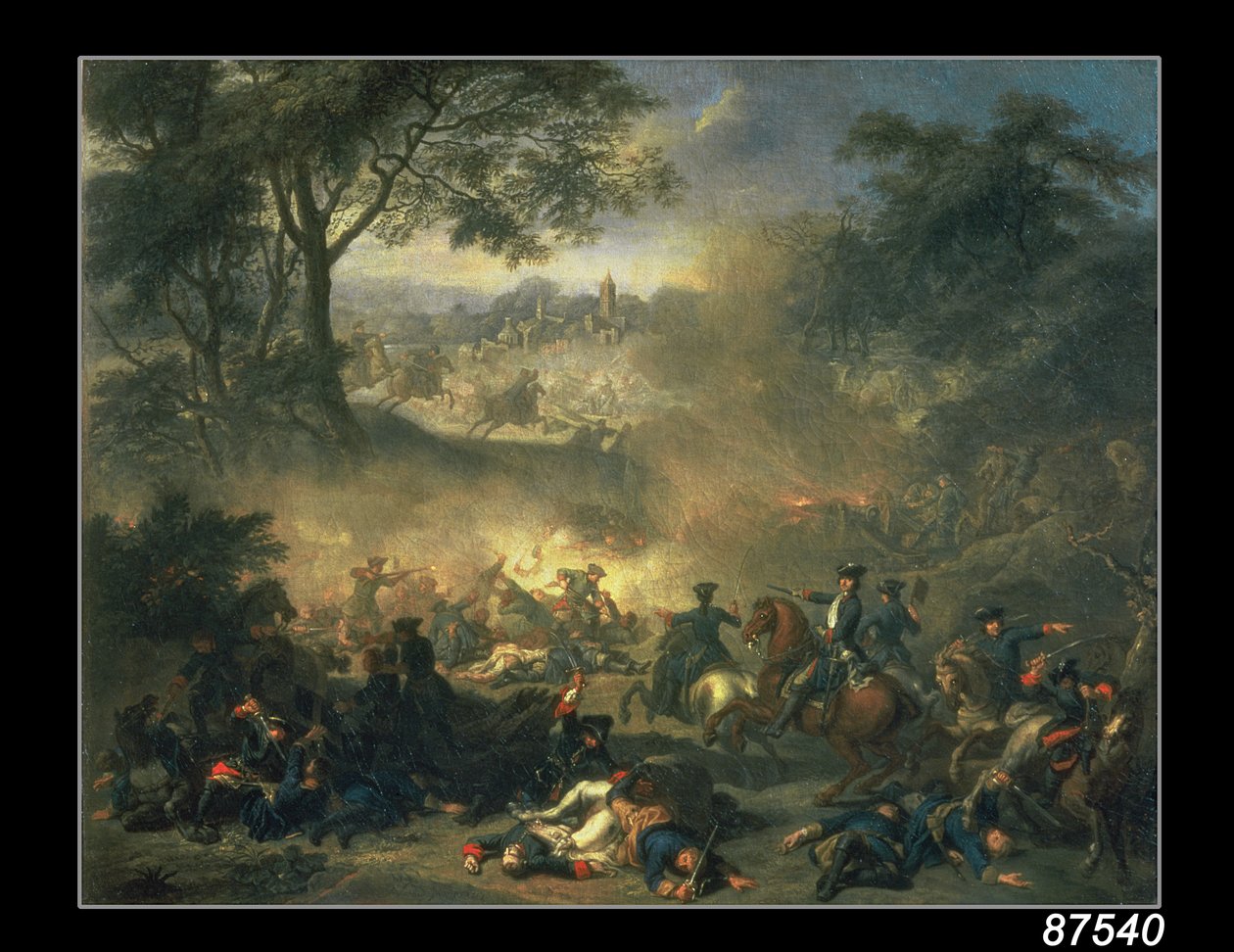 Slaget ved Poltava i 1709, 1717 av Jean Marc Nattier