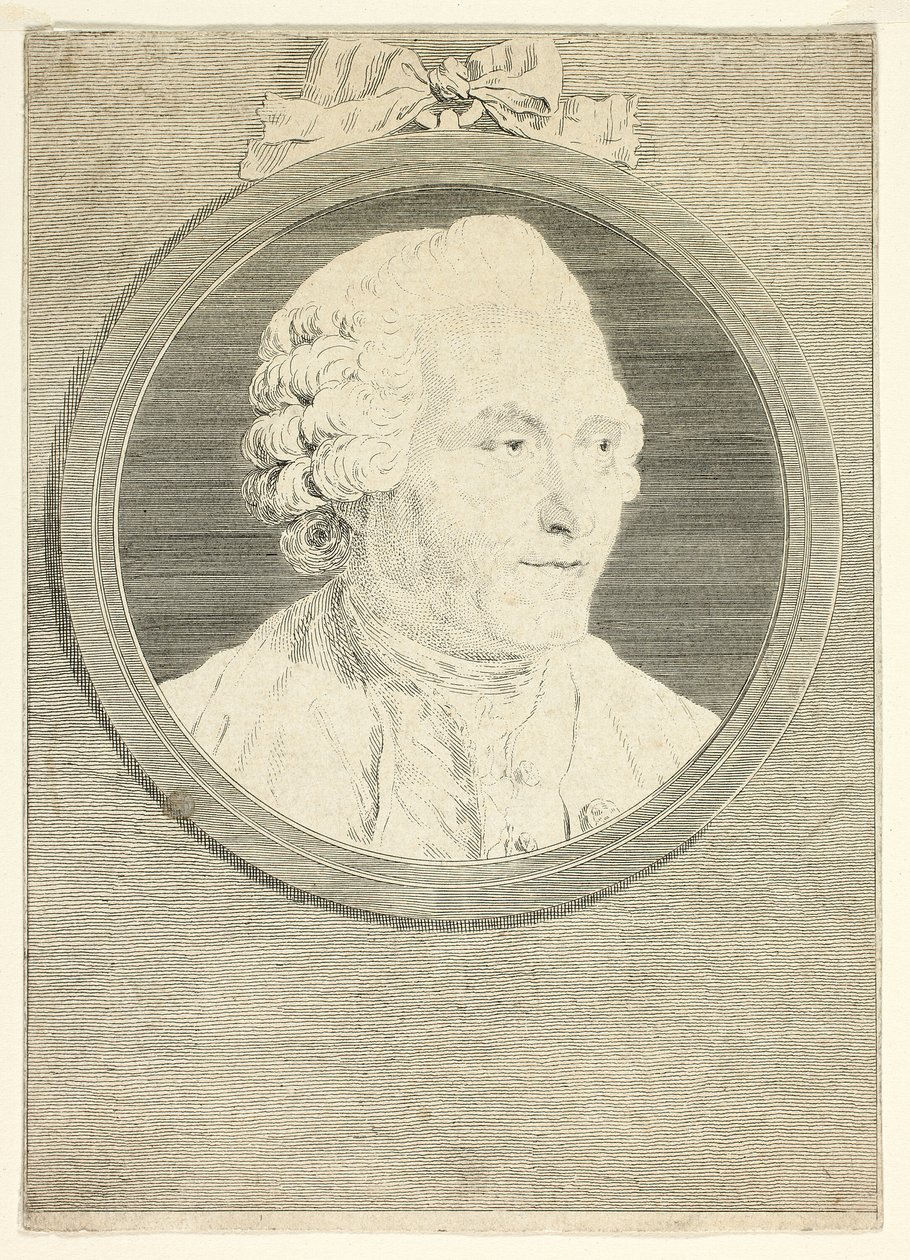 Portrett av Hubert Gravelot av Jean Massard
