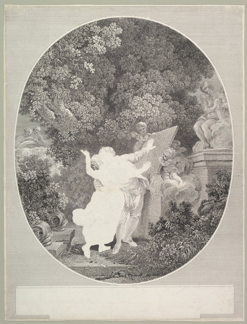 The Pledge of Love, 1786. av Jean Mathieu