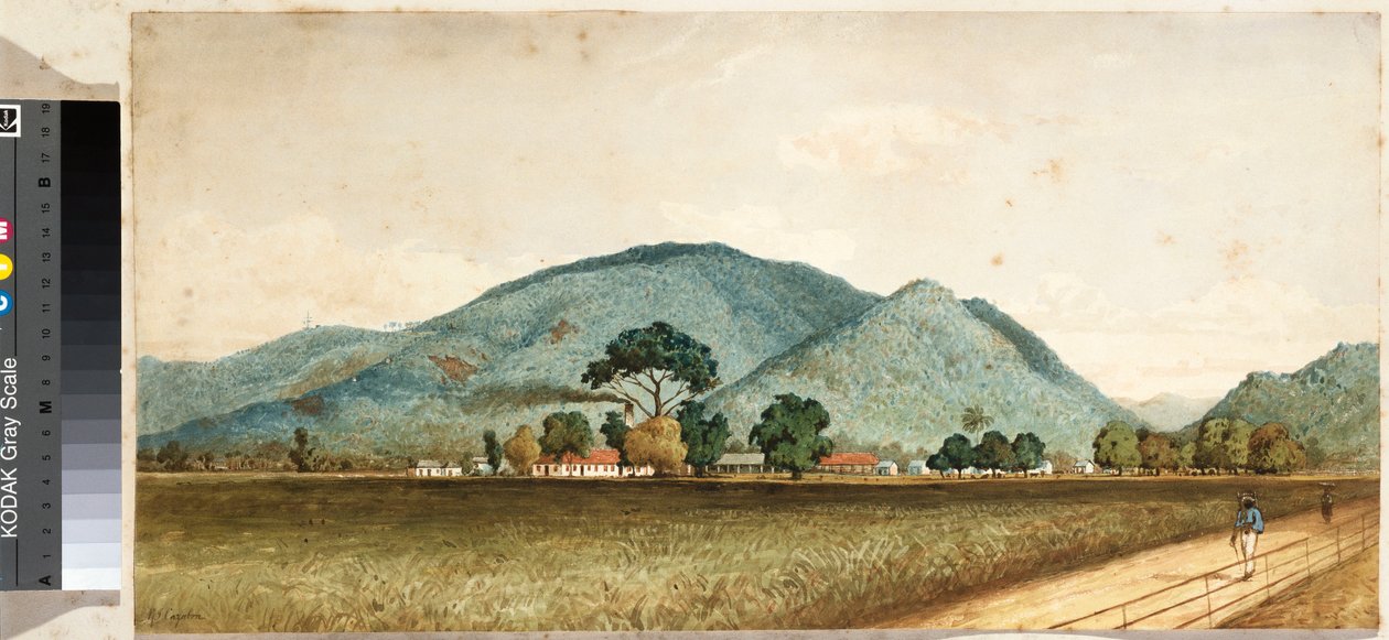 St. Clare Sugar Factory, Port of Spain, Trinidad av Jean Michel Cazabon