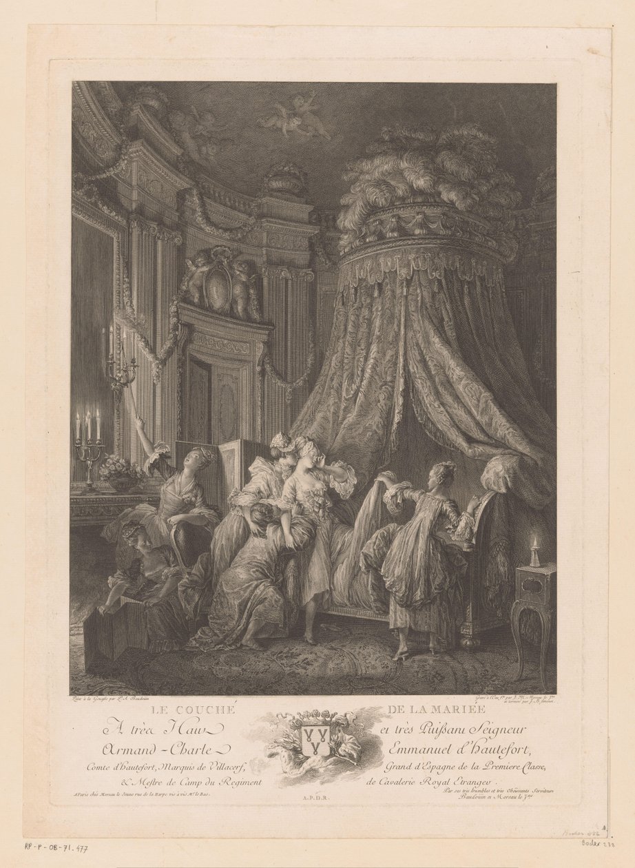 Jonge vrouw naar haar bed getild Le Couché de la Mariée (title on object)   1358041   no       norwegian Successfully Translated  Original: Trafalgar Square, Westminster, London, 1828 Translat: Trafalgar Square, Westminster, London, 1828 1148266 no norwegi av Jean Michel Moreau