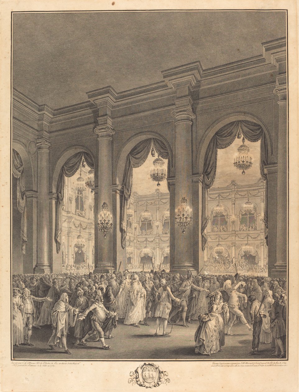 Maskeballen av Jean Michel Moreau