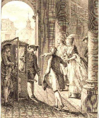 Forholdsregler av Jean Michel the Younger (after) Moreau