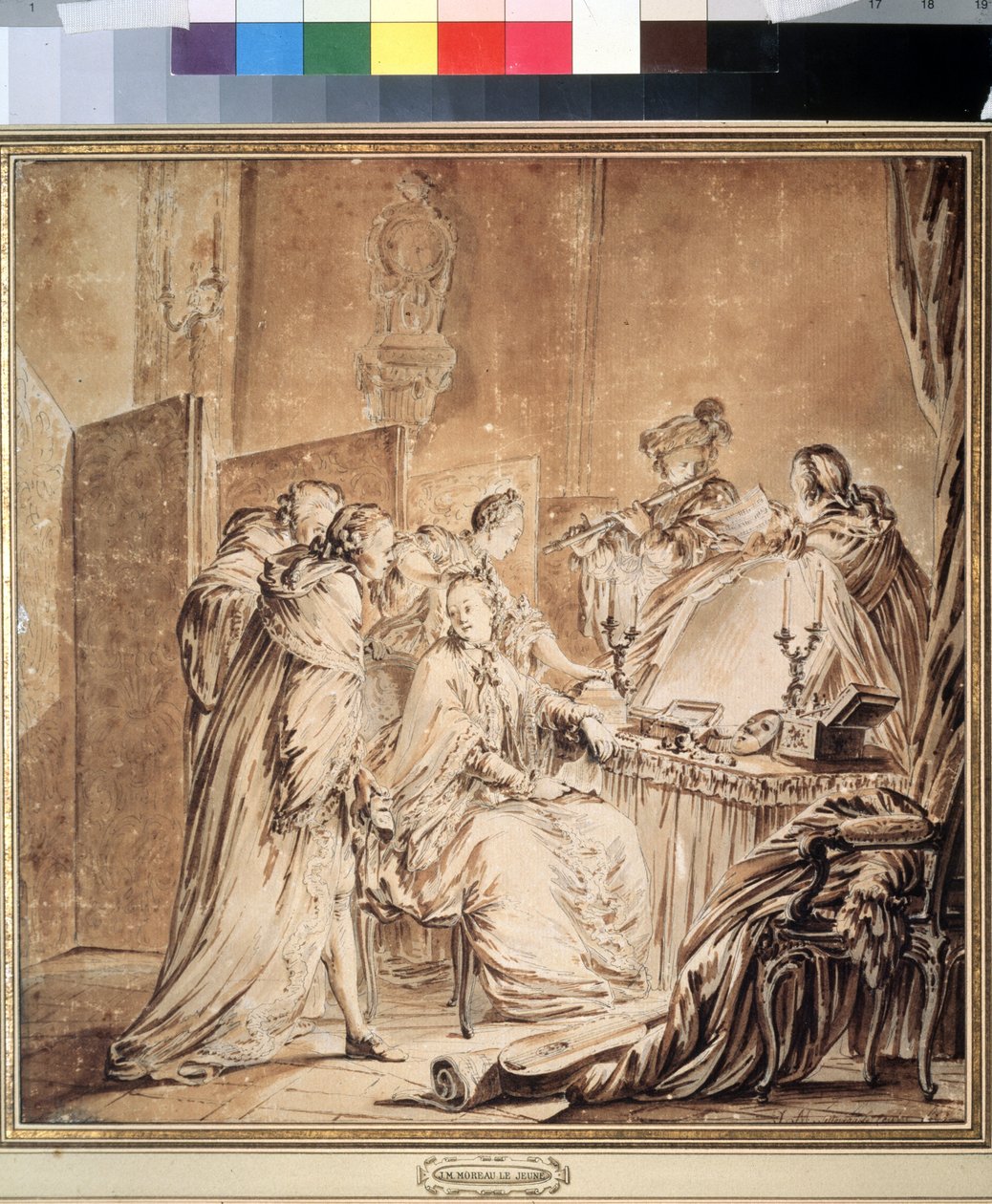 quot;Før maskeballetquot; av Jean Michel the Younger Moreau