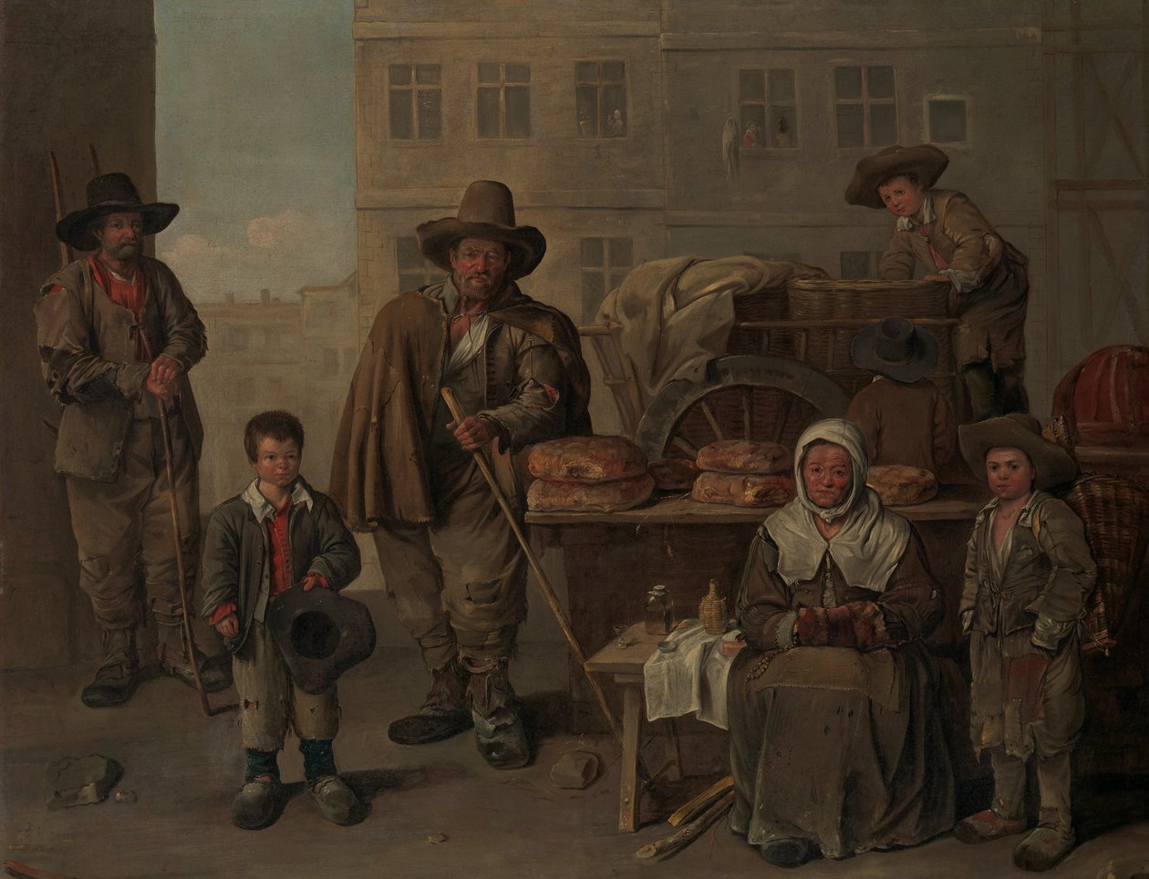 The Bakers Cart, 1656. av Jean Michelin