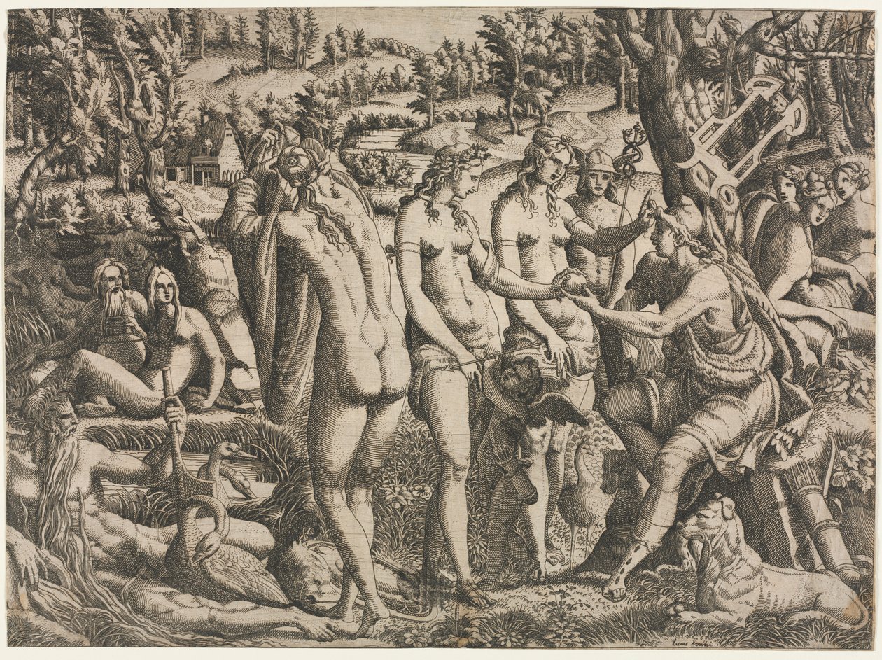 Paris-dommen, ca. 1545. av Jean Mignon