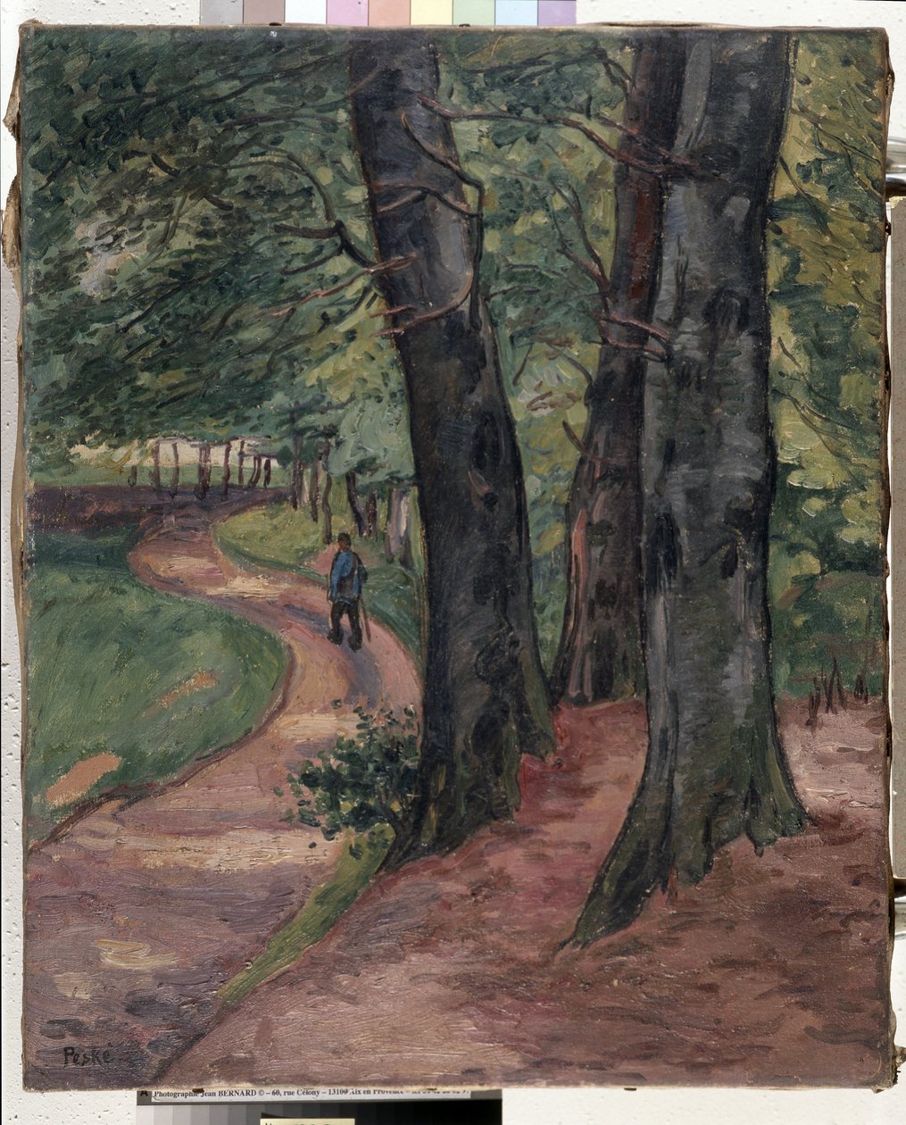 Kanten av skogen til Eu (olje på lerret) av Jean Misceslas Peske