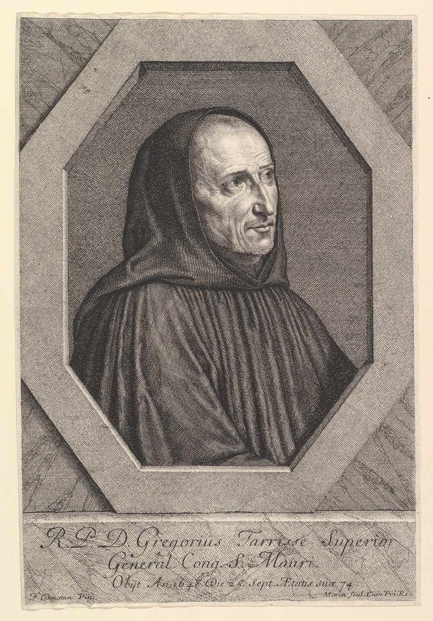 Dom Grégoire Tarrisse, generalsuperior for Kongregasjonen Saint-Maur av Jean Morin