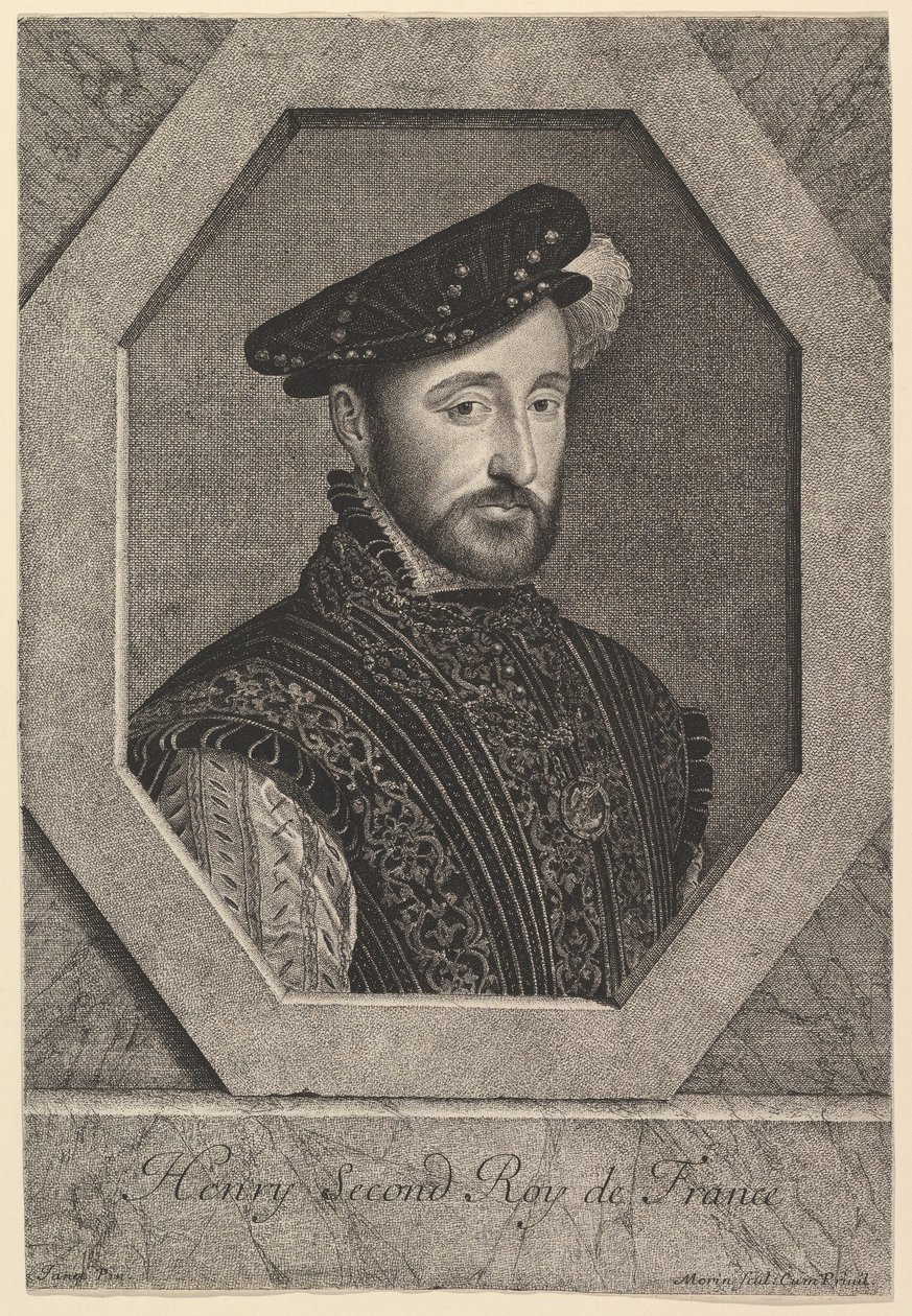 Henrik II, konge av Frankrike. av Jean Morin
