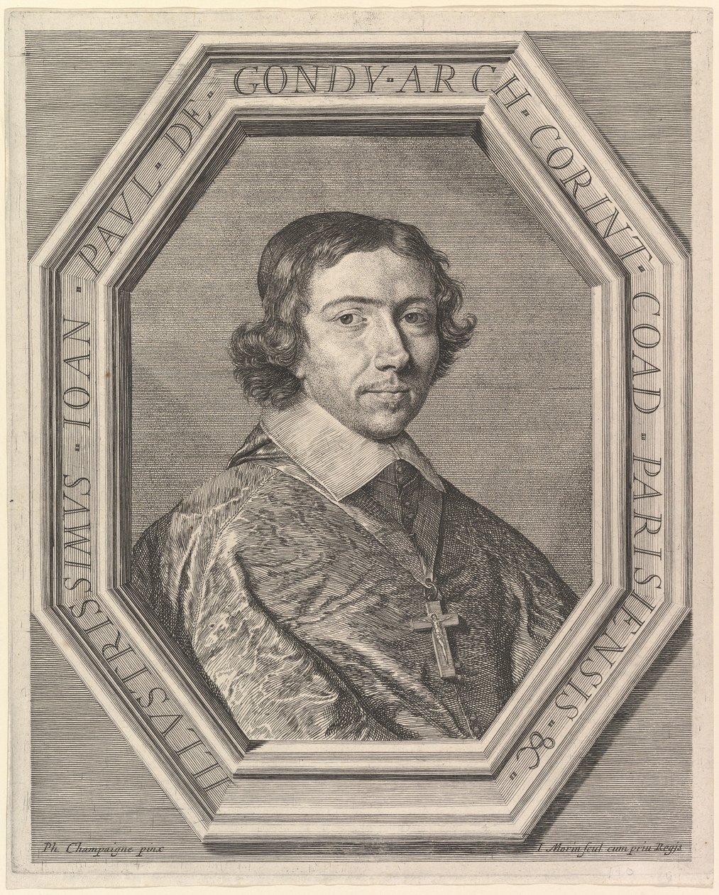 Jean-Francois-Paul de Gondy, coadjutor for erkebiskopen av Paris, fremtidig kardinal av Retz. av Jean Morin
