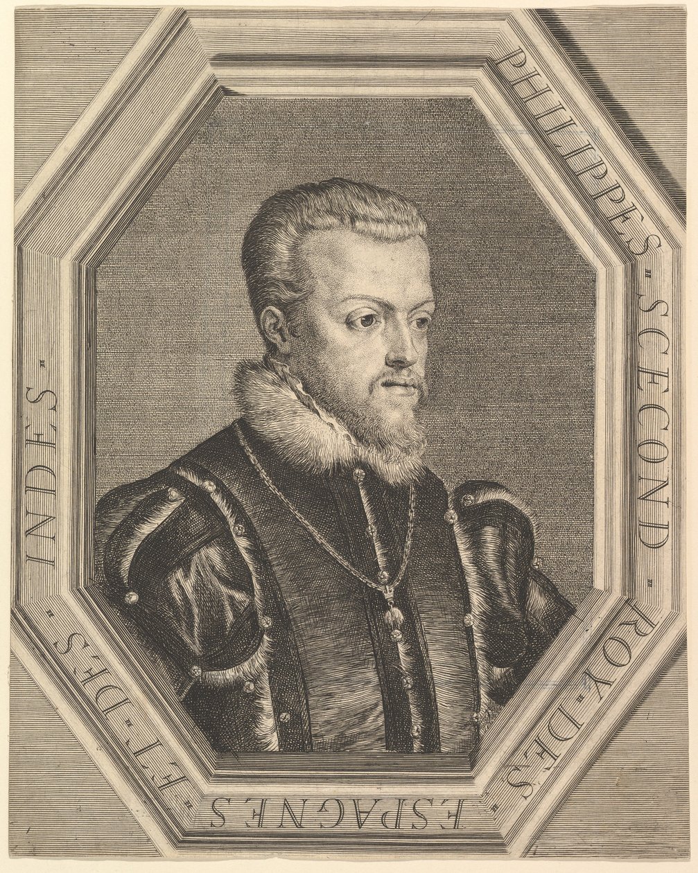 Filip II, konge av Spania. av Jean Morin