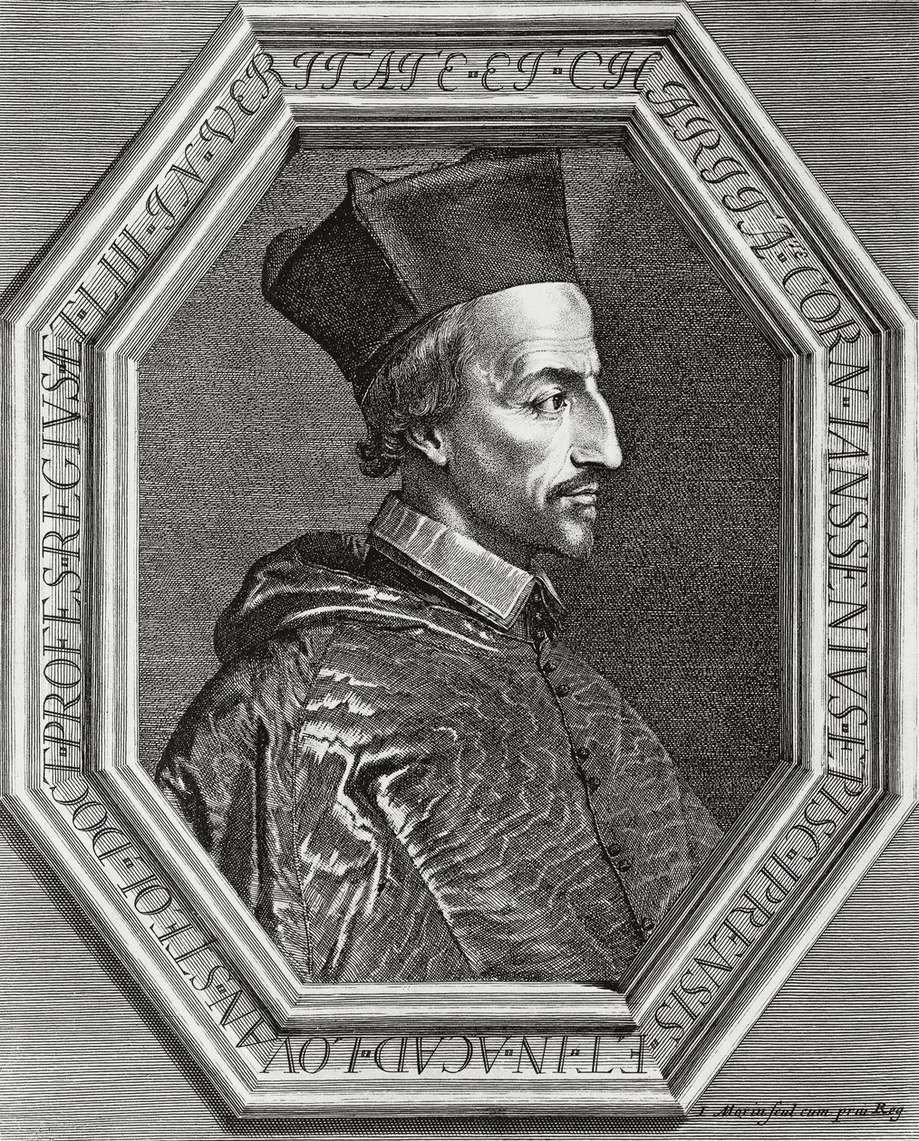 Portrett av Corneille Janssens (Cornelius Jansen av Jean Morin