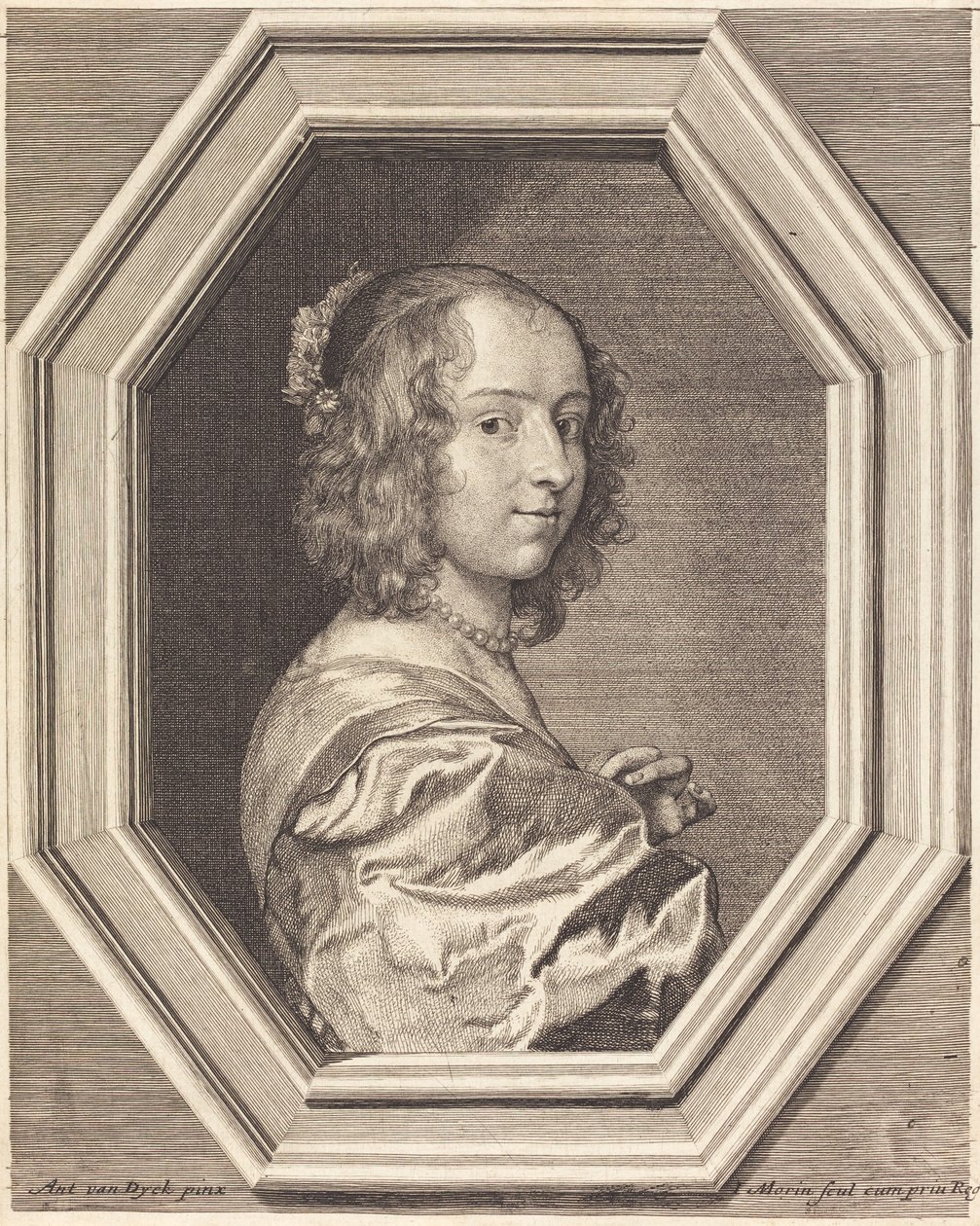 Marguerite sitron av Jean Morin after Sir Anthony van Dyck