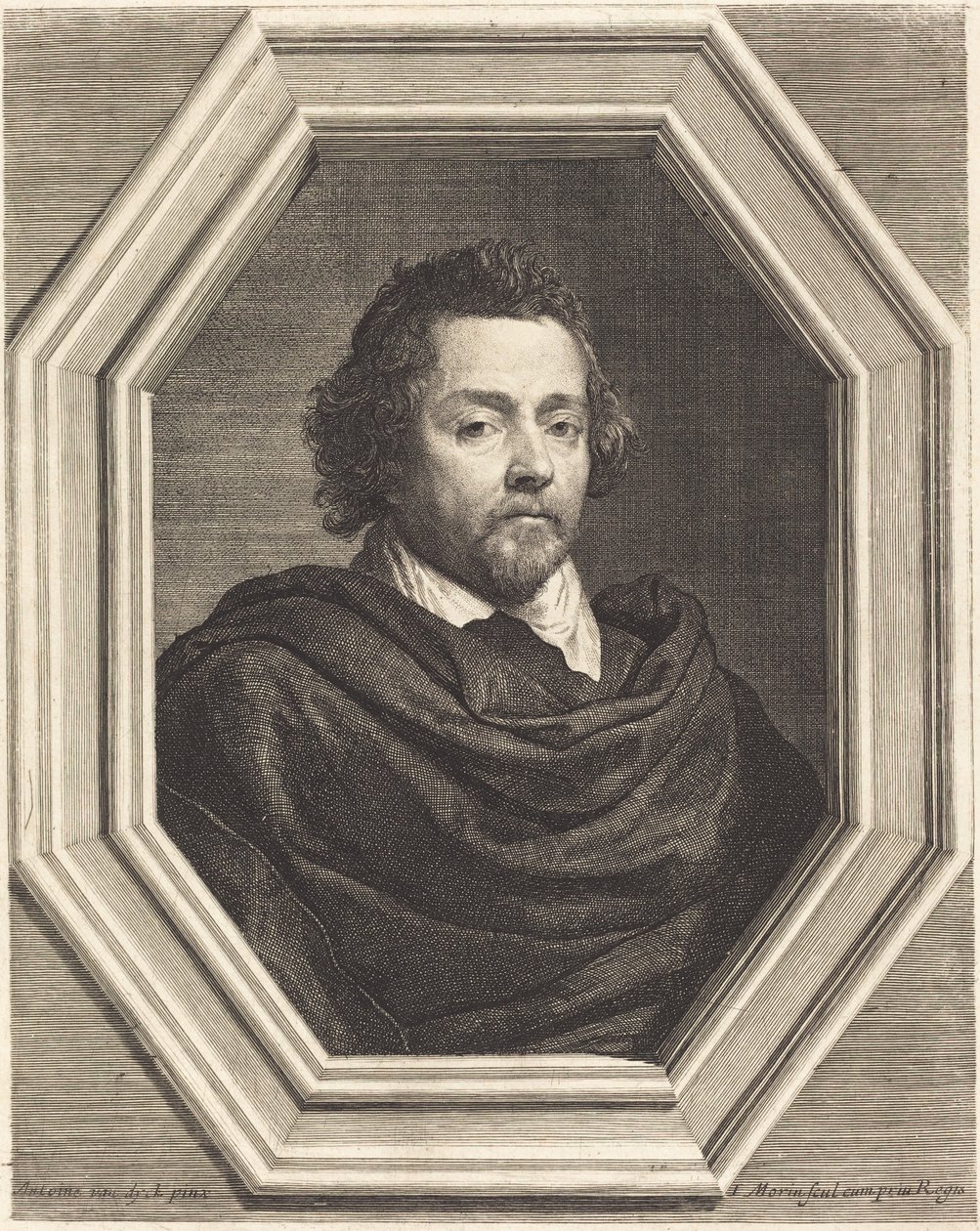 Nicolas Chrystin av Jean Morin, after Sir Anthony van Dyck