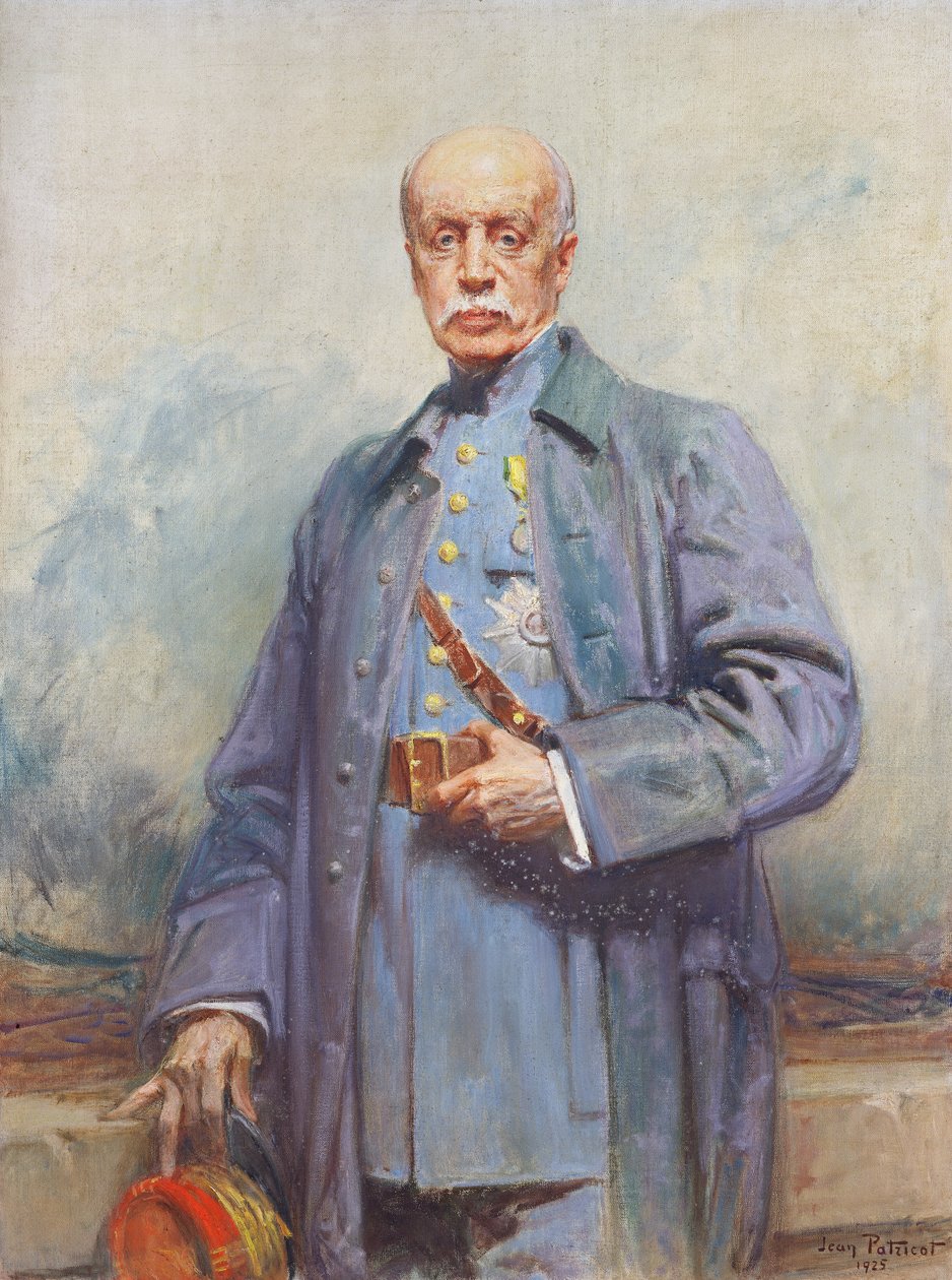 Portrett av den franske Marshall Fayolle Emilel, 1925 (tempera på lerret) av Jean Patricot