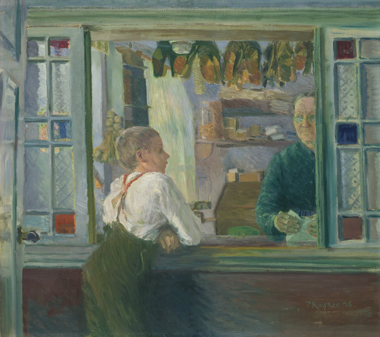 I søppelbutikken, 1897 av Jean Paul Kayser