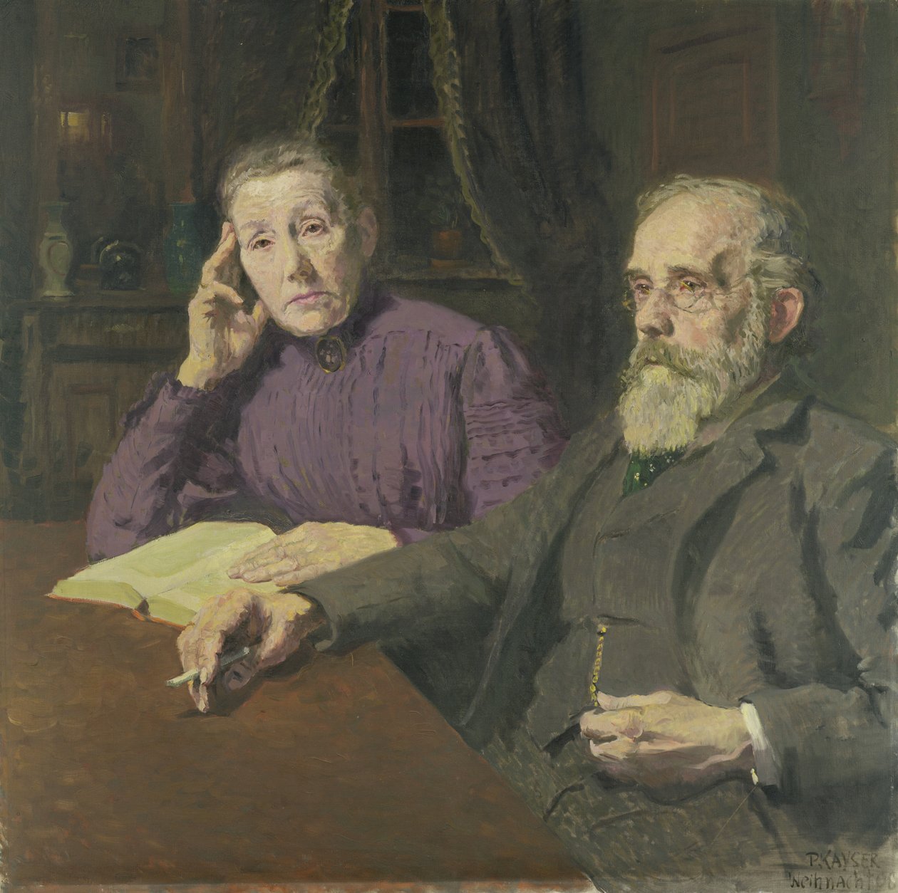 Kunstnerens foreldre av Jean Paul Kayser