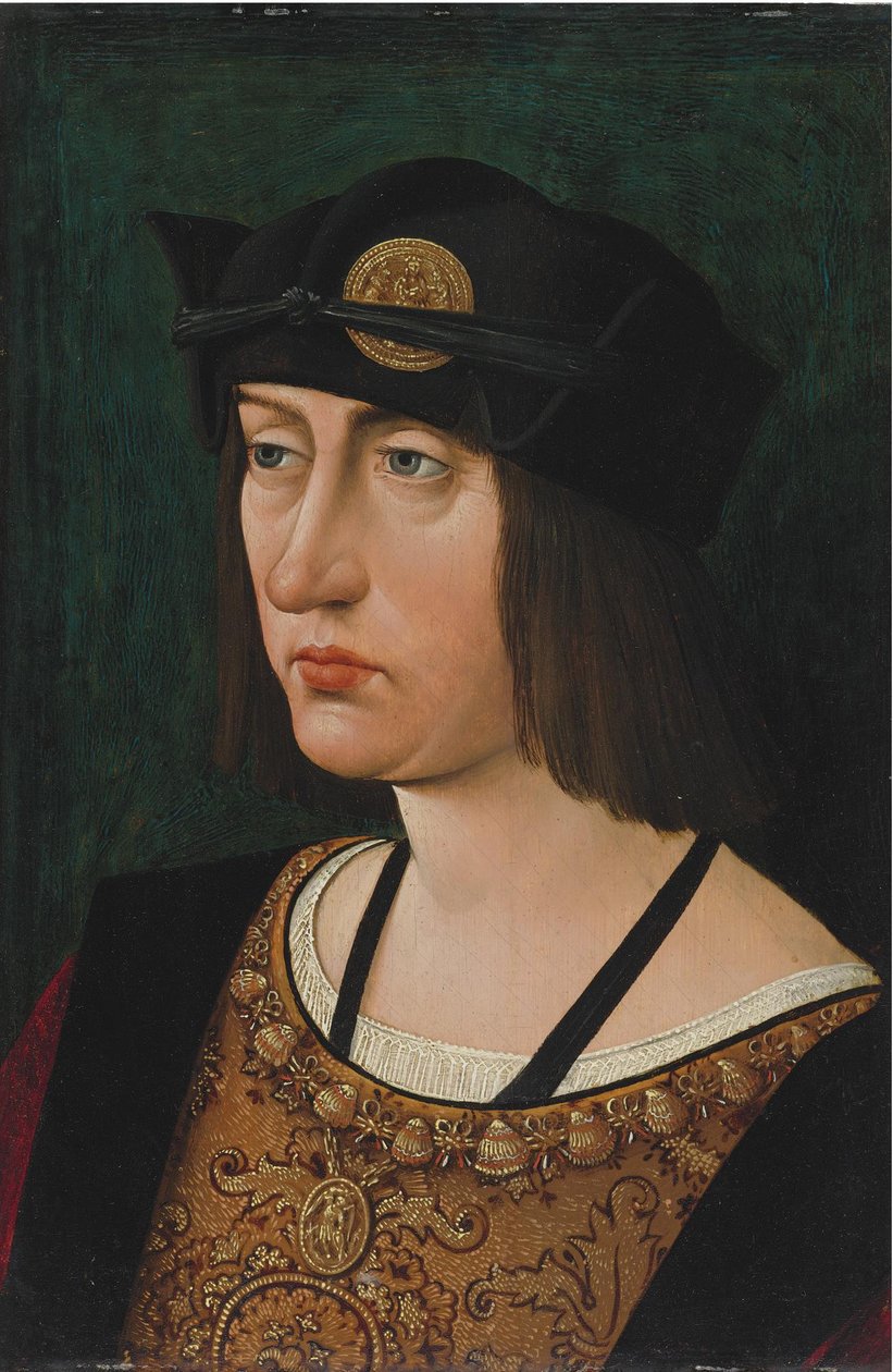 Portrett av Ludvig XII, konge av Frankrike 1498-1515 av Jean Perreal
