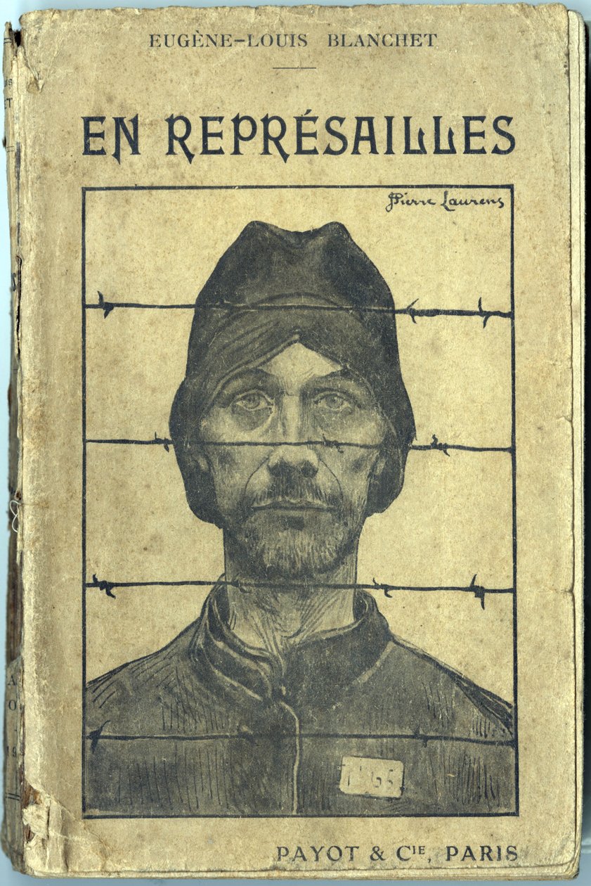 Omslag, «En reprisailles», av Eugene-Louis Blanchet, illustrasjon av Jean-Pierre Laurens (1875-1933). Editions Payot et Compagnie, Paris av Jean Pierre Laurens
