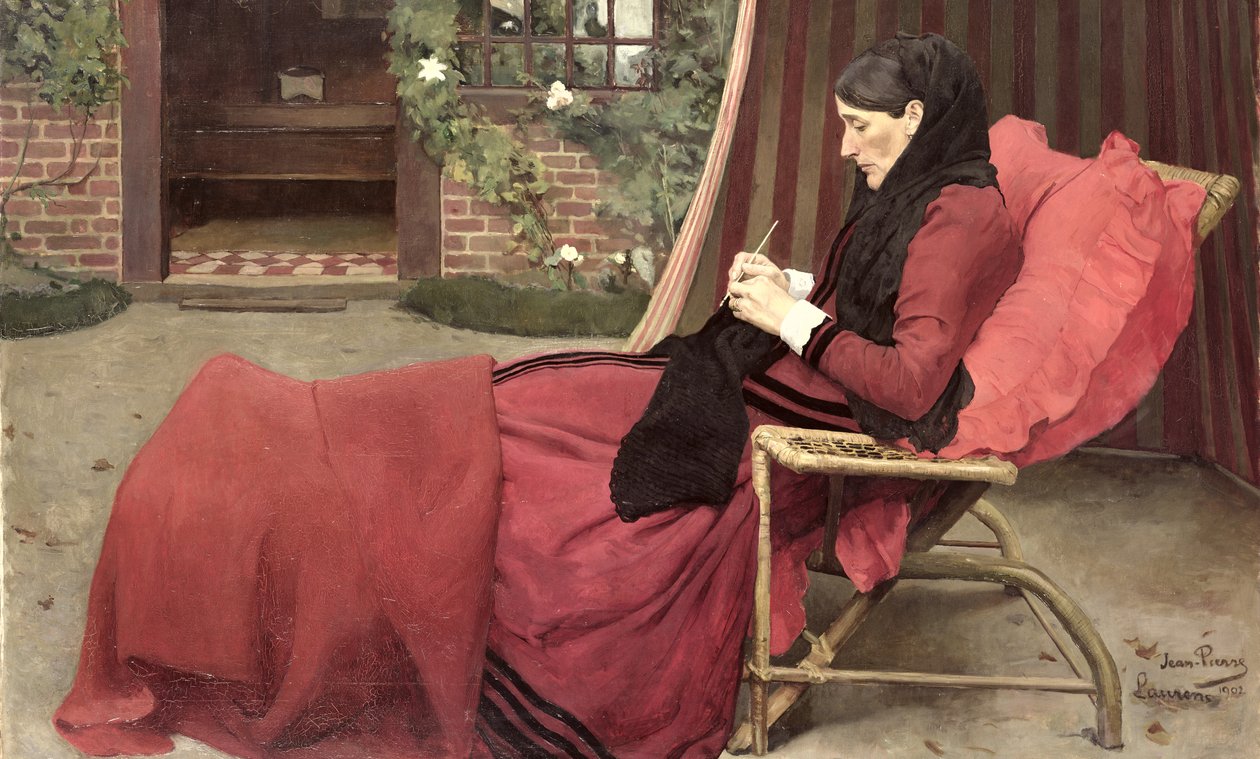Portrett av min mor, 1902 av Jean Pierre Laurens