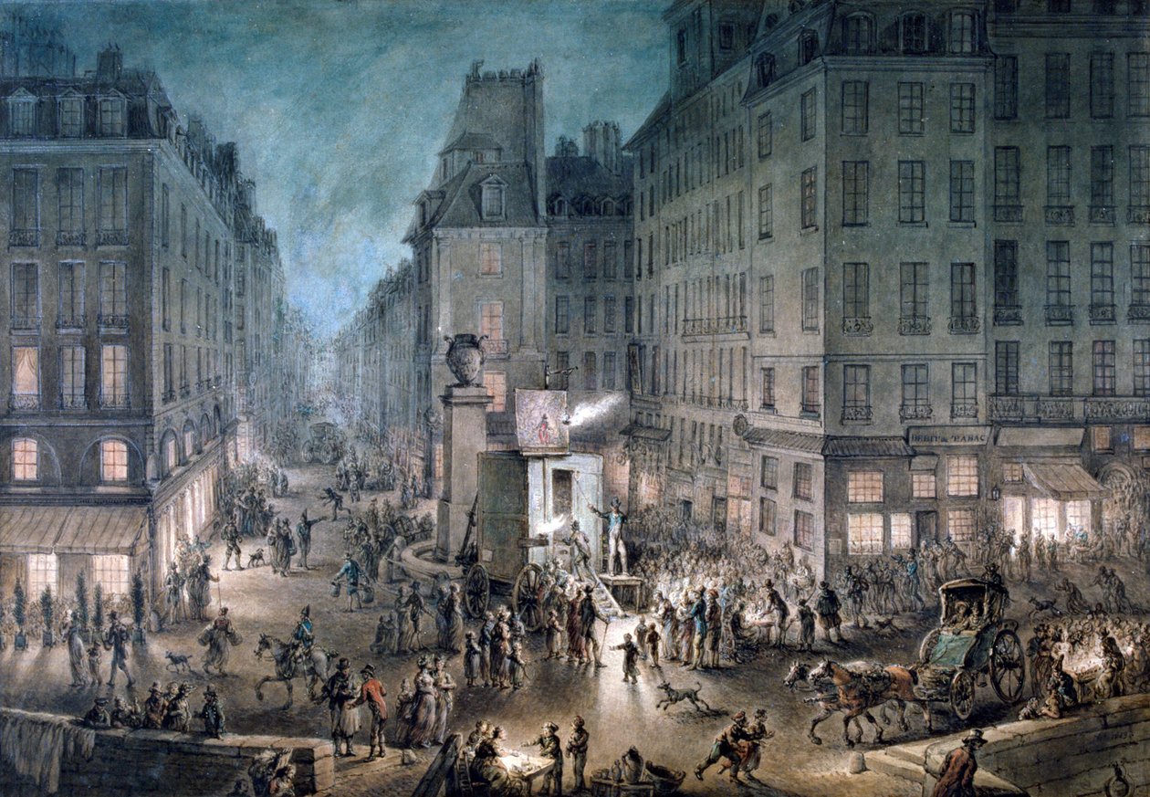 Parade på Place de LEcole, 1823 av Jean Pierre Norblin de La Gourdaine