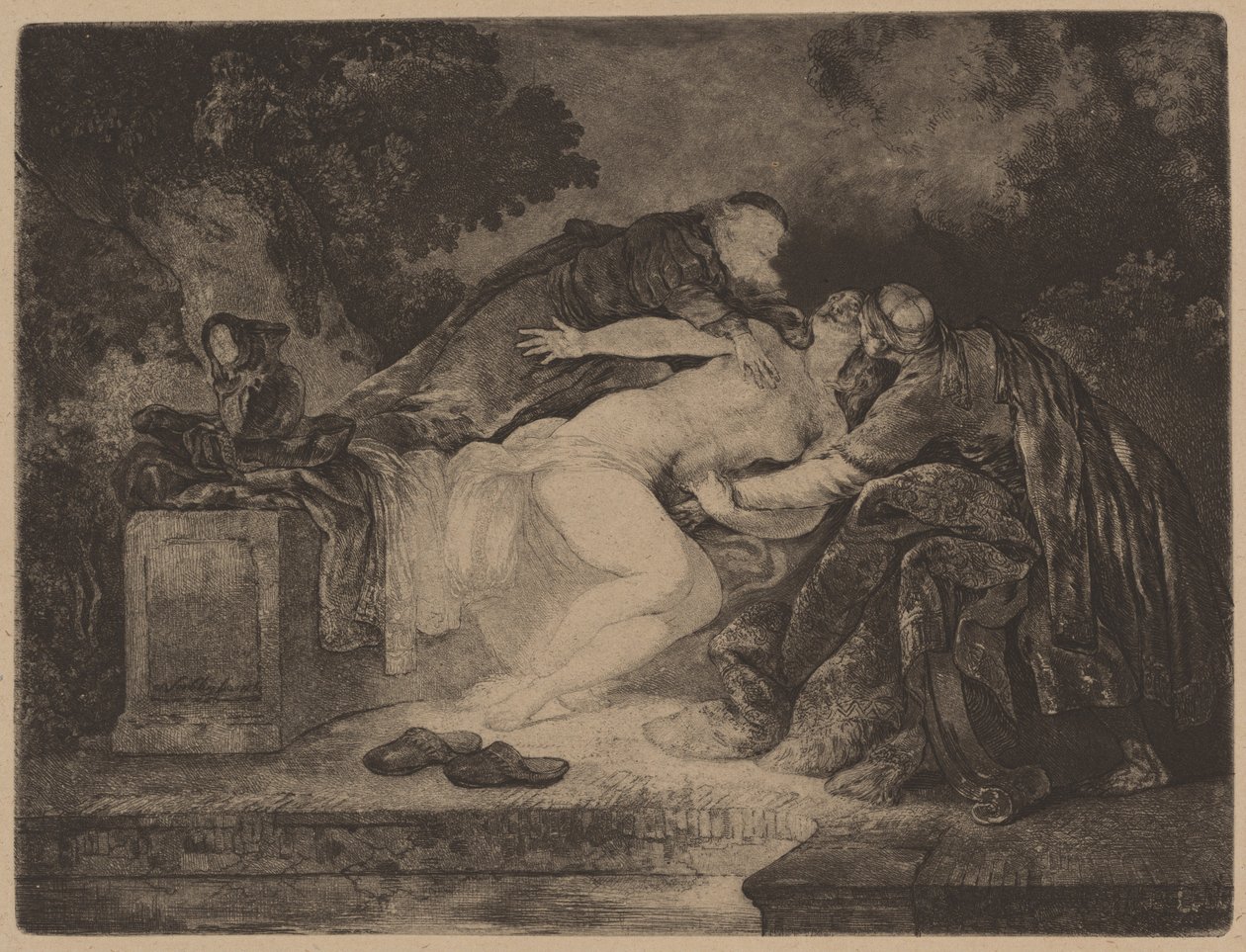 Susannah og de eldste av Jean Pierre Norblin