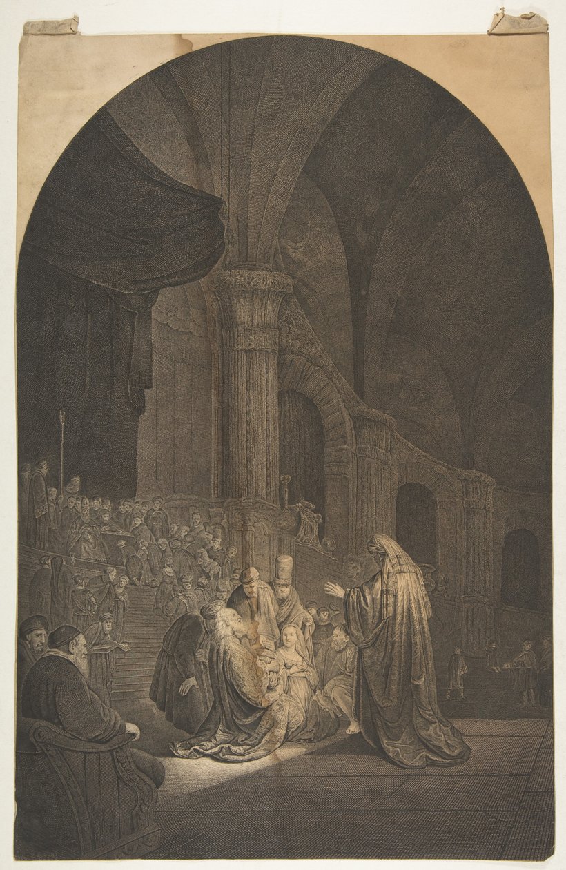 Simeon i tempelet.n.d. av Jean Pierre de Frey